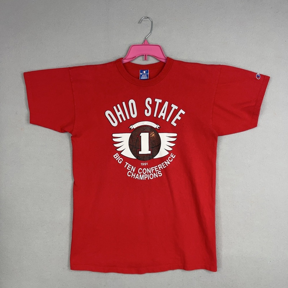 Vintage Ohio State Buckeyes Shirt Mens XL  Single Stitch NCAA Big Ten Champ 1991
